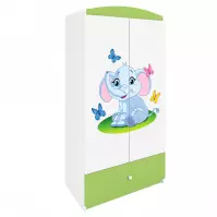 Szafa Babydreams Zielony – Słonik