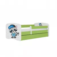 Łóżko Dziecięce Babydreams+Sz+M Zielone 70x140 Szop