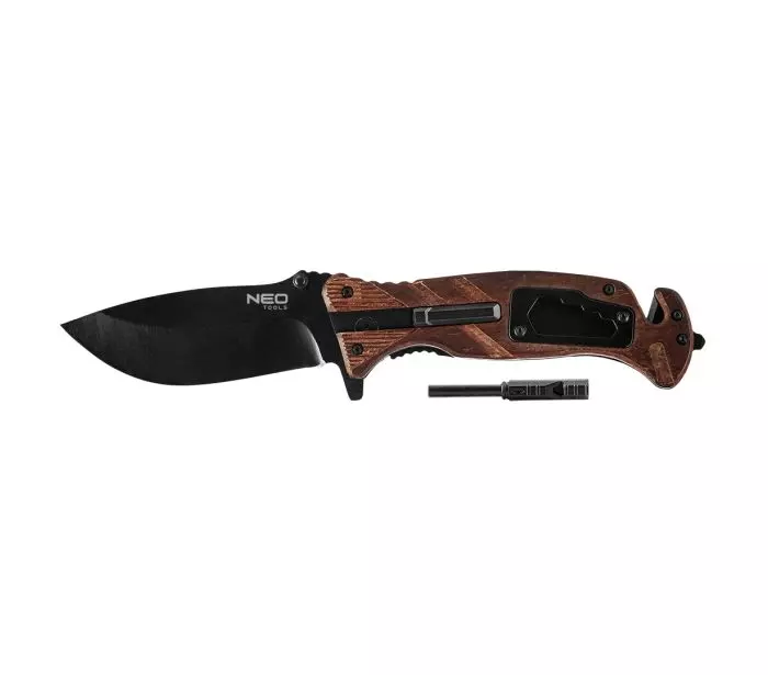 Neo Nóż Survivalovy Składany 22CM 6W1 63-107