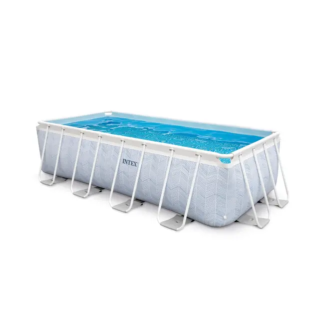 Basen stelażowy 4x2X1 m z pompą Chevron 26780GN