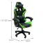 Fotel gamingowy Kastor 8688 czarny/zielony,2