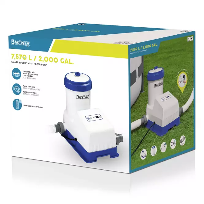Pompa kartuszowa do basenów Smart Touch Wifi 5678 L/H 58680