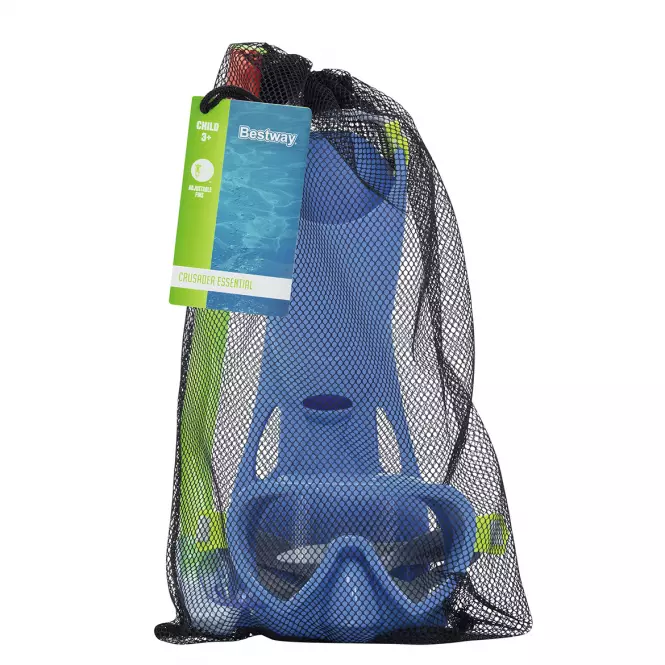 Zestaw do snorkelingu z płetwami 3+ 25039