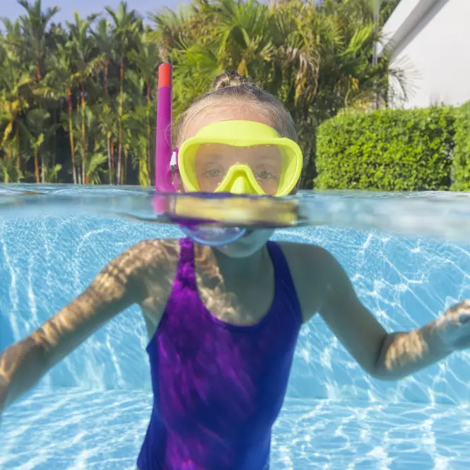 Zestaw do snorkelingu z płetwami 3+ 25039