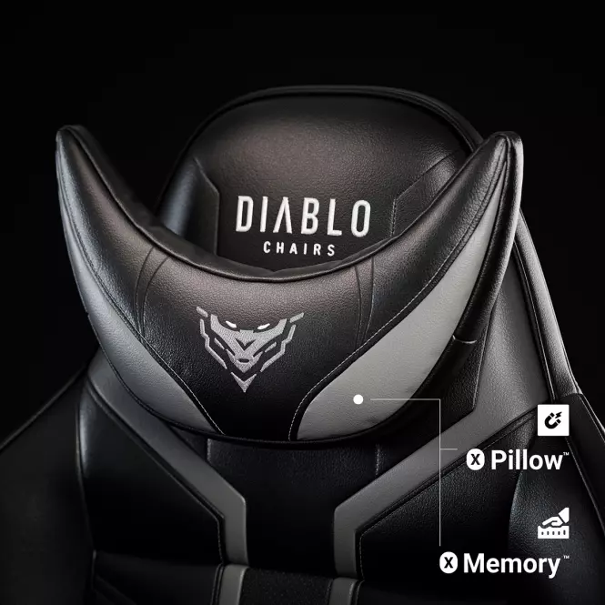 Fotel Gamingowy Normal Diablo X-Ray 2.0 Czarny/Szary