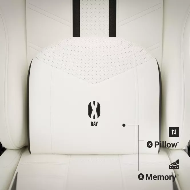 Fotel Gamingowy King Diablo X-Ray 2.0 Czarny/Biały