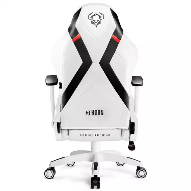 Fotel Gamingowy Normal Diablo X-Horn 2.0 Biały/Czarny
