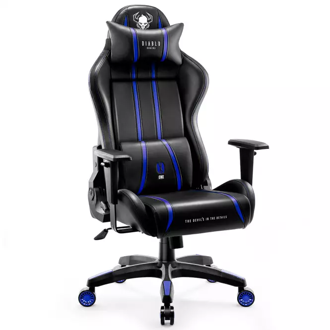 Fotel Gamingowy Normal Diablo X-One 2.0 Czarny/Niebieski