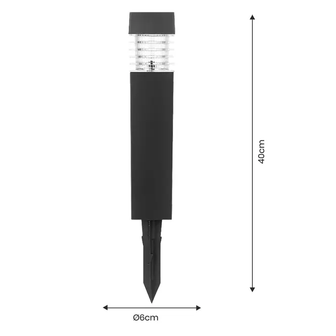 Lampa solarna KOSTKA 40CM EKO0608