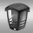 Kinkiet solarny z czujnikiem ruchu 46822 Black K1
