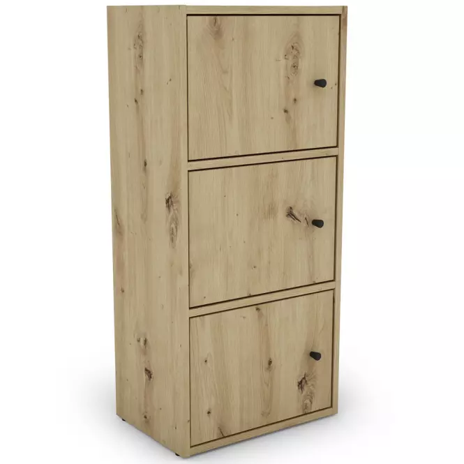 Regał KIKI artisan 2 półki 3 drzwi