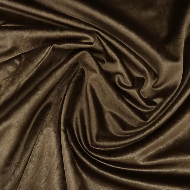 Materiał zasłonowy VELVET 14/brązowy/145
