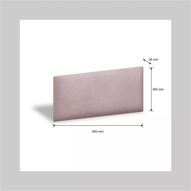 Panel tapicerowany 30/60 letto 60 różowy