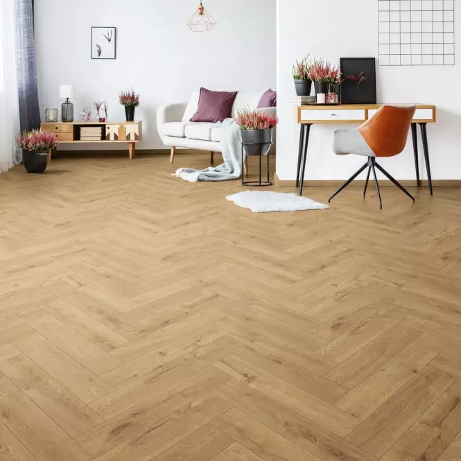 Panele podłogowe wodoodporne Dąb Extreme 8mm AC5 Herringbone K326