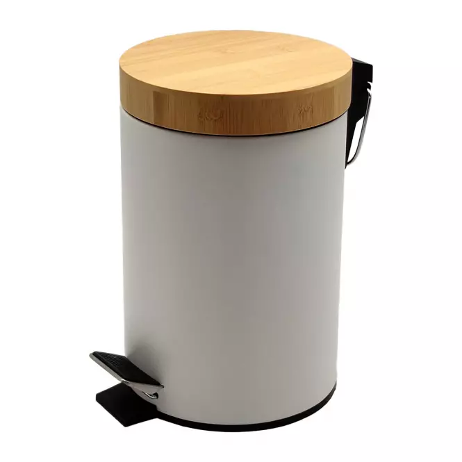 Kosz na śmieci z pokrywą bambusową  20 l FTC001C-20L