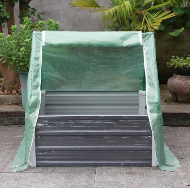 Grządka ogrodowa metalowa 90X90X35 TC-208