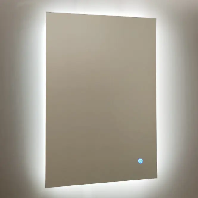 Lustro łazienkowe z oświetleniem LED 61 z włącznikiem dotykowym 50X70
