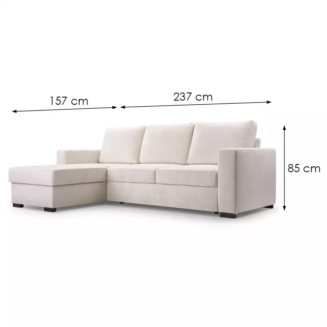 Narożnik z funkcją spania Dallas Lux Perfect Harmony 02 uniwersalny