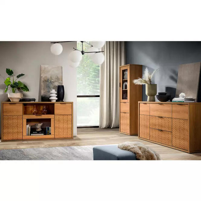 Łóżko 140x200 Fonti F12 dąb karmel,4