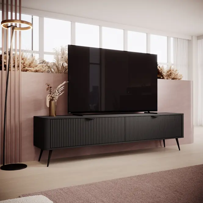 Szafka RTV Lante RTV E 200 2d D3s Black