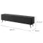 Szafka RTV Lante RTV E 200 2d D3s Black,2
