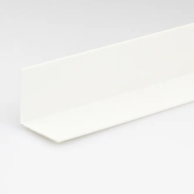 Kątownik PVC biały połysk 15x15x1000
