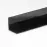 Kątownik PVC czarny połysk 15x15x1000