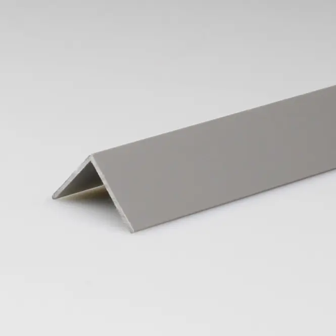 Kątownik PVC szary połysk 20x20x1000