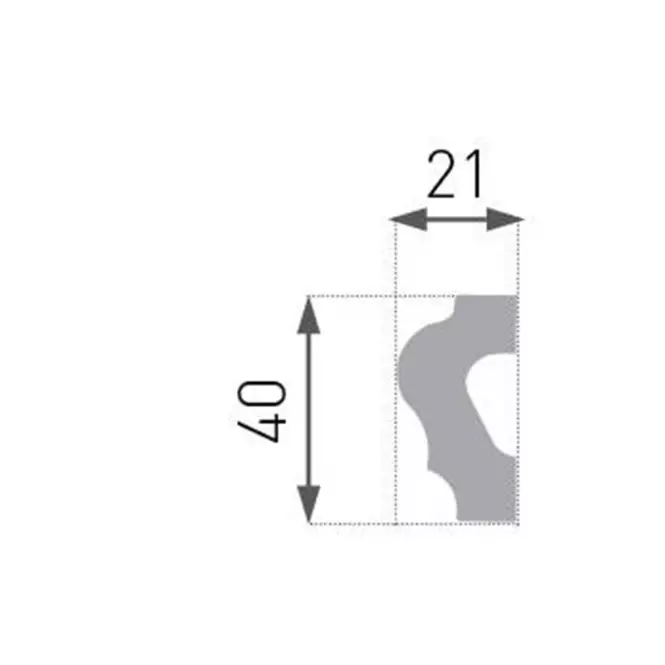 Listwa dekoracyjna Marbet E-19