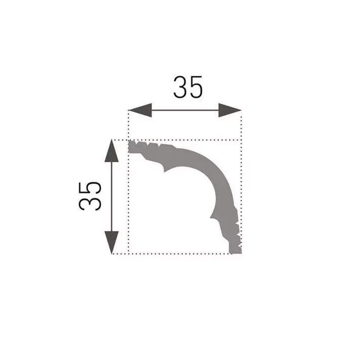 Listwa dekoracyjna Marbet E-42