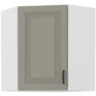 Szafka kuchenna STILO CLAYGREY/BIAŁY 60X60 GN-72 2F (45°)