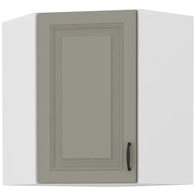 Szafka kuchenna STILO CLAYGREY/BIAŁY 60X60 GN-72 2F (45°)