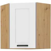 Szafka kuchenna LUNA BIAŁY/ARTISAN 60X60 GN-72 2F (45°)