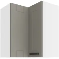 Szafka kuchenna LUNA CLAYGREY/BIAŁY 60X60 GN-72 2F (90°)