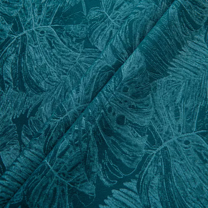 Zasłona na przelotkach Velvet PB2327/240G/M2/15 140x250 cm morski
