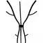 Wieszak metalowy stojący Chialina 9055 czarny,2