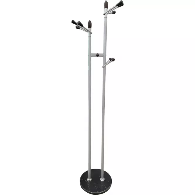 Wieszak metalowy stojący Basaldella 9059 srebrny/czarny