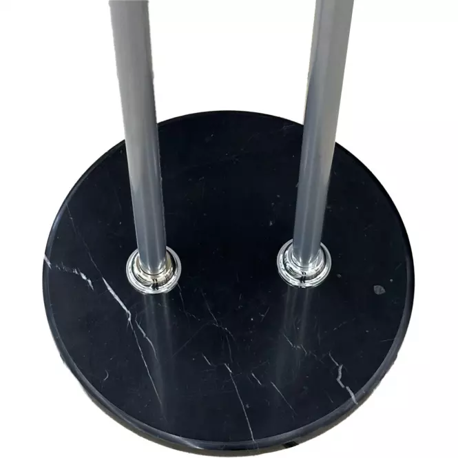 Wieszak metalowy stojący Basaldella 9059 srebrny/czarny