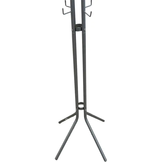 Wieszak metalowy stojący Stanghe 9062 srebrny/naturalny