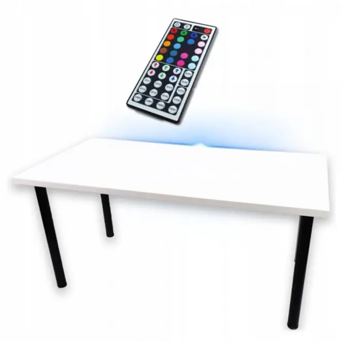 Biurko Gamingowe Low Białe 120x60x2.8 Model 1