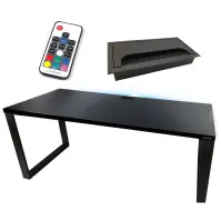 Biurko Gamingowe Top Loft Czarne 120x60x2.8 Model 2