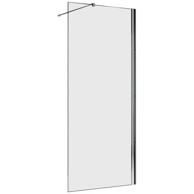Ścianka Walk-In Soft 140x195 chrom
