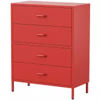 Komoda Metalowa Carla Modern Red