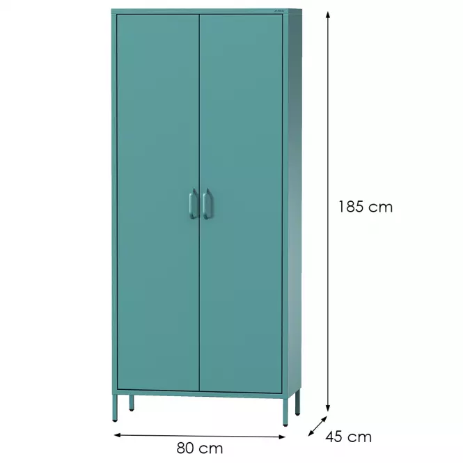 Szafa Metalowa Flavio Modern Sea Green