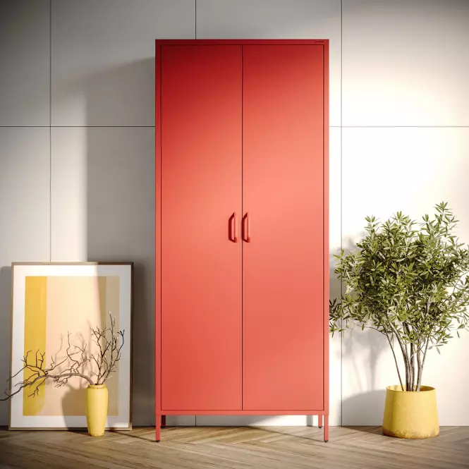 Szafa Metalowa Flavio Modern Red