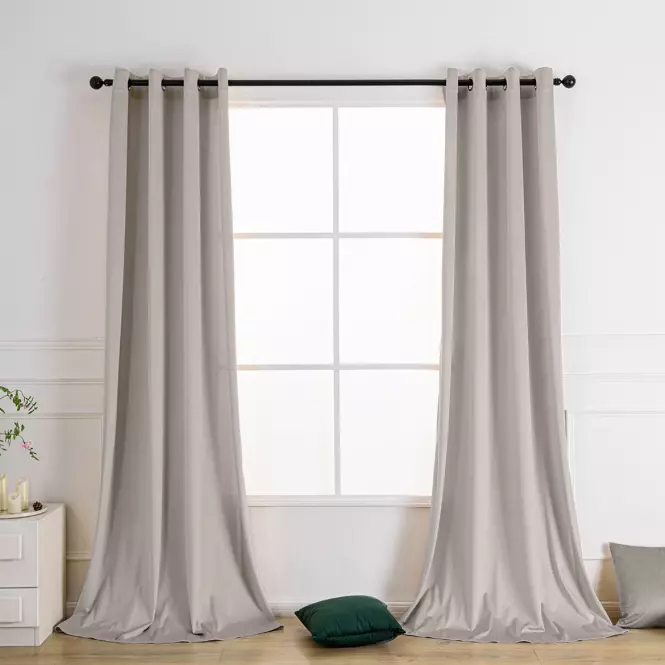 Zasłona na przelotkach VELVET PB103/200G/M2/3/140x250 cm beż