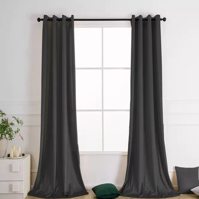 Zasłona na przelotkach VELVET PB103/200G/M2/47140x250 cm szary