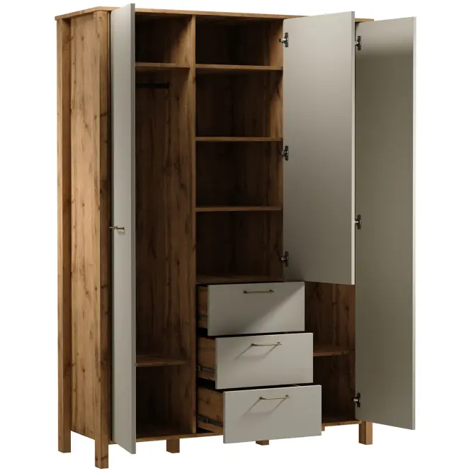 Szafa Indygo S3D3S dąb wotan-beige,3
