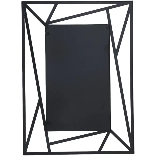 Lustro dekoracyjne ornament 69cm x 95cm czarne