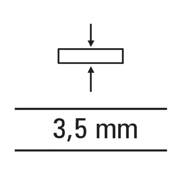 Motive krzyżyki dystansowe do płytek 3,5 mm 100 szt